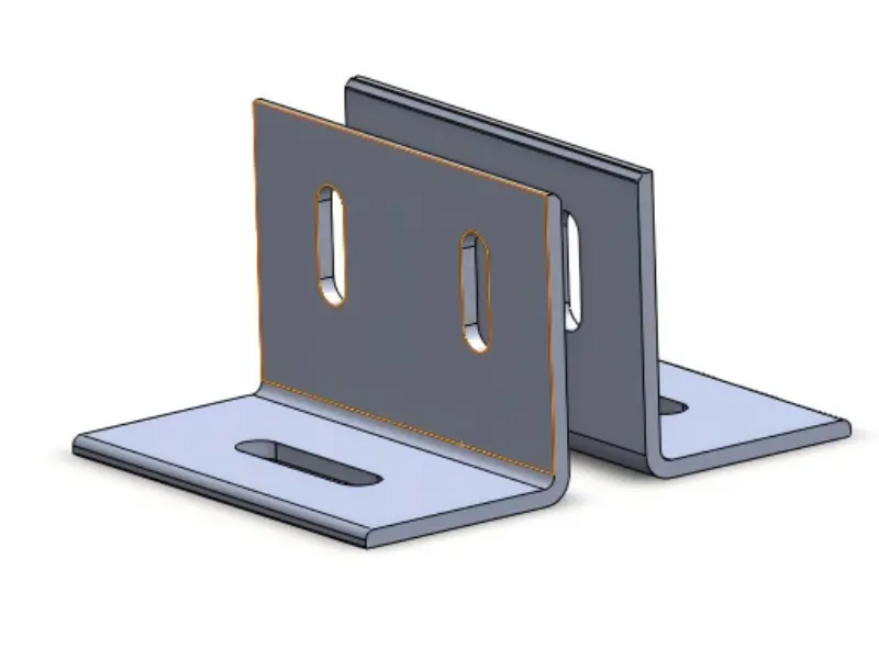 డబుల్ హోల్ స్టీల్ సోలార్ బేస్