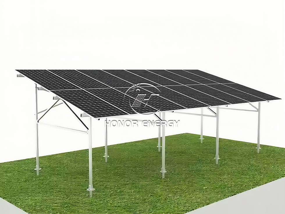 Multiple Row Type Solar Farmland Mount