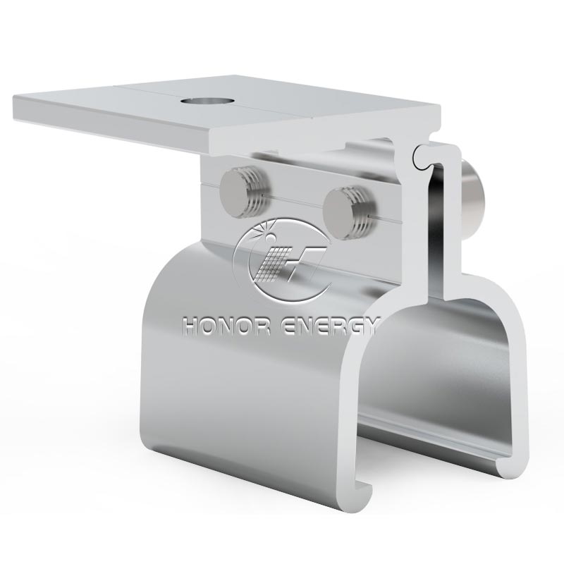 మెటల్ పైకప్పు కోసం సౌర క్లిప్-క్లాక్